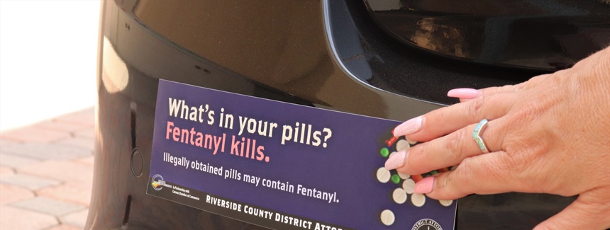 DA's Office partners with Corona Chamber of Commerce in fentanyl awareness campaign