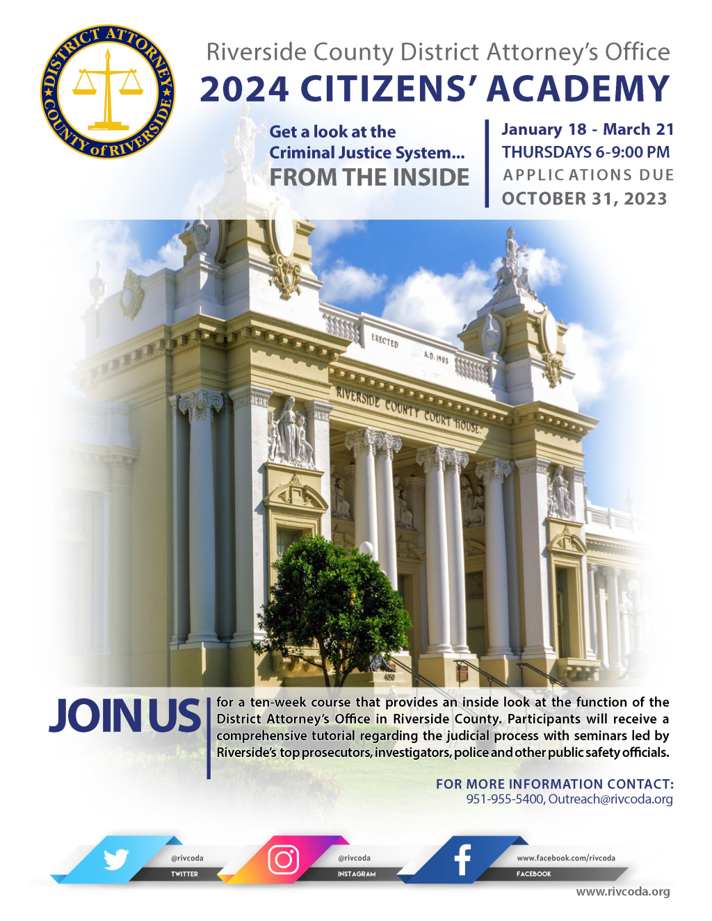 Citizens' Academy Flyer
